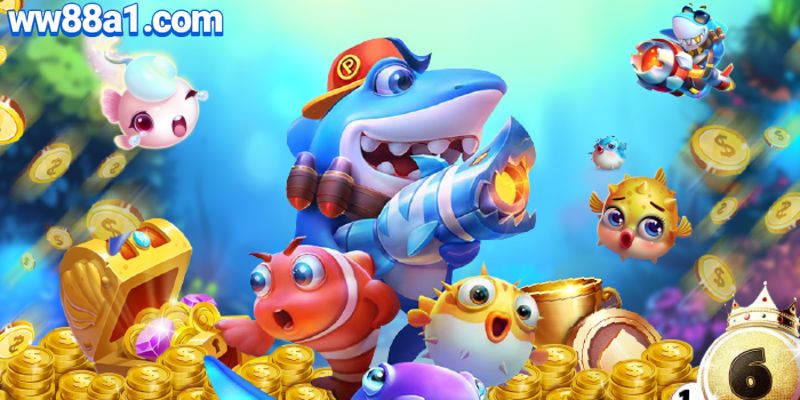 Chuyển súng linh hoạt: dùng súng nhỏ cho cá nhỏ, súng to để one shot boss